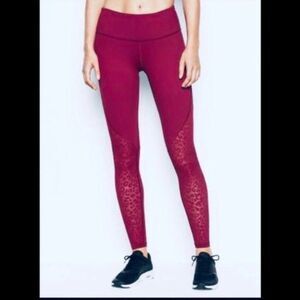 Victoria Sport Maroon Knockout Workout Small VSX Leggings‎